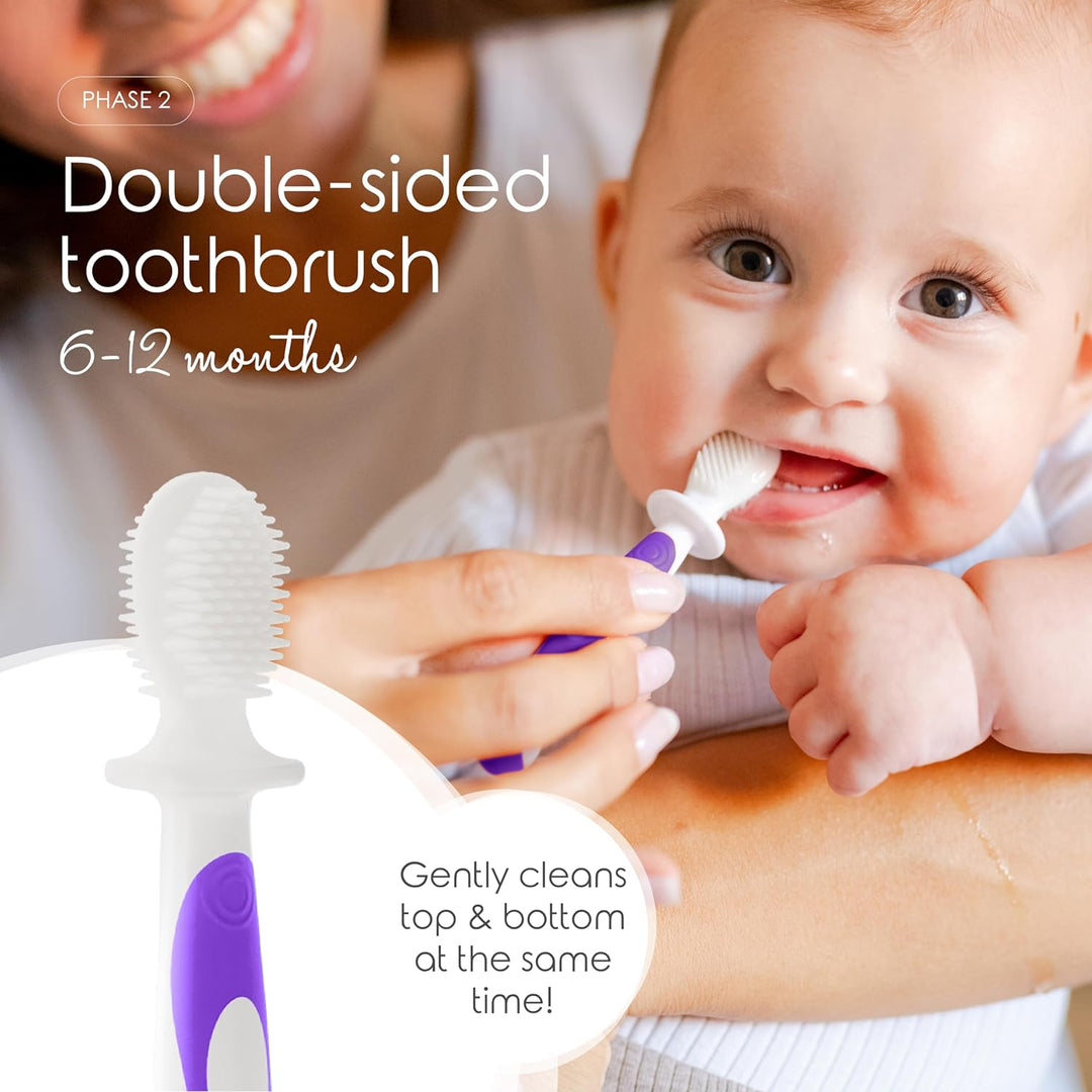 Baby Toothbrush Set - Baby Finger Toothbrush | Sassy Satin