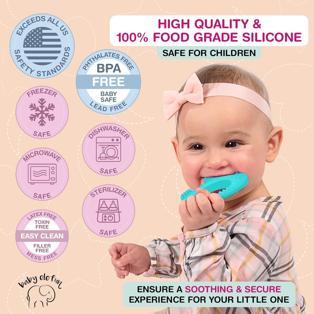 Teething Toys for Babies - Baby Teething Toy Ring | Sassy Satin