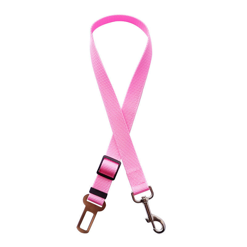 Adjustable Pet Cat Dog Car Seat Belt Pet Seat Vehicle Dog Harness Lead Clip Safety Lever Traction Dog Collars Dogs Accessories