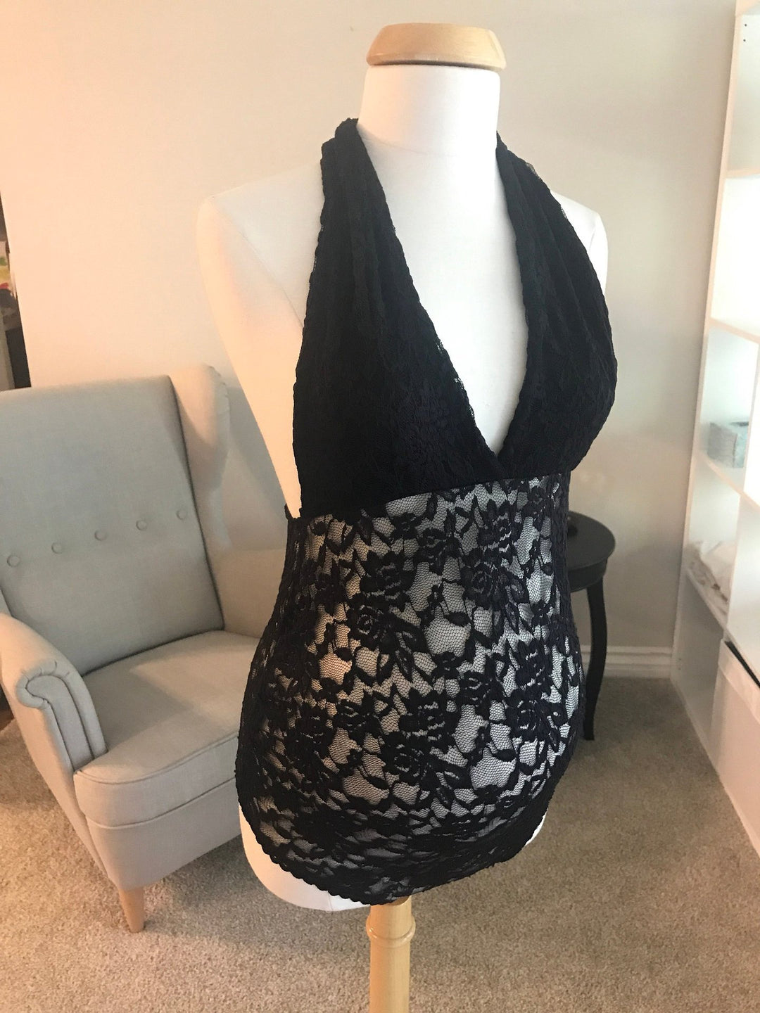 Lace Backless Maternity Lingerie