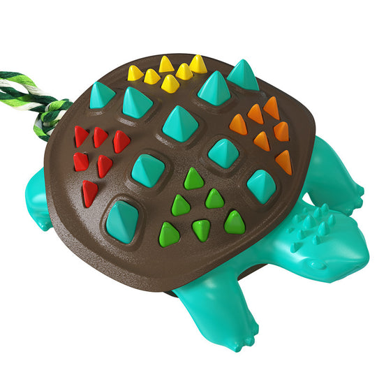 Colorful Tortoise Dog Molar Biting Toy