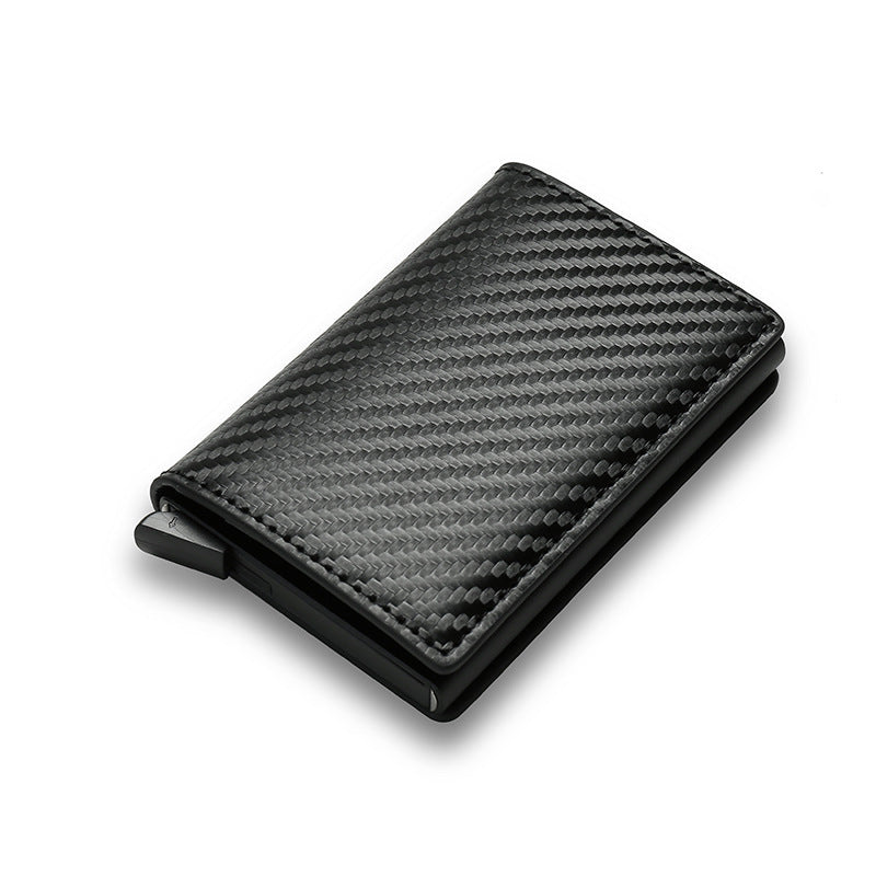 RFID Blocking Carbon Fiber Men & Women's Wallet |Aluminum Alloy