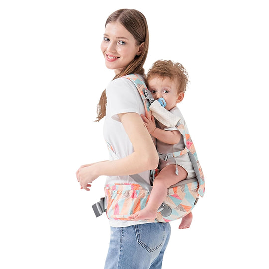 Baby Carrier Waist Stool - Baby Carrier with Hip Seat | Sassy Satin