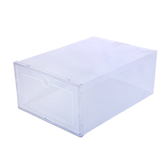 Plastic Shoe Box Thickened Transparent Drawer Plastic Shoe Box Stackable Box