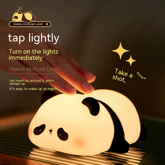 Panda Night Light Rechargeable Lamp Cartoon Panda