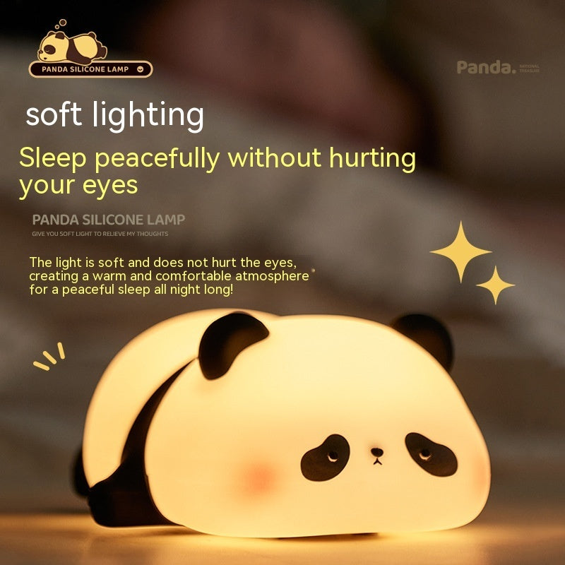 Panda Night Light Rechargeable Lamp Cartoon Panda