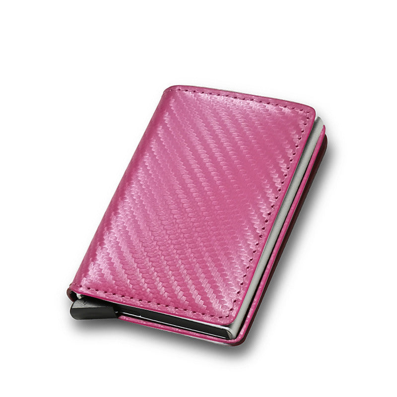 RFID Blocking Carbon Fiber Men & Women's Wallet |Aluminum Alloy