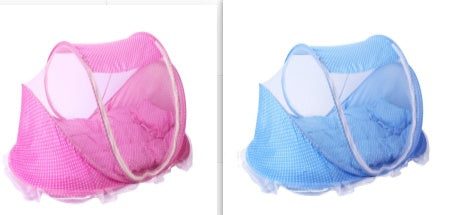 Foldable Baby Bed Net With Pillow Net 2pieces Set - Sassy Satin