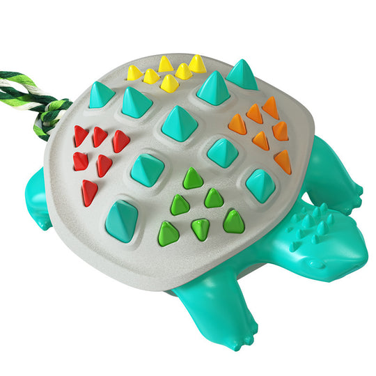 Colorful Tortoise Dog Molar Biting Toy