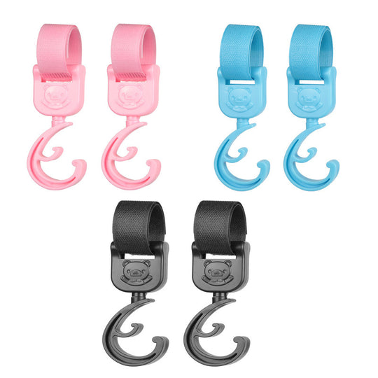 2pcs Baby Stroller Hooks Hiking Buckle