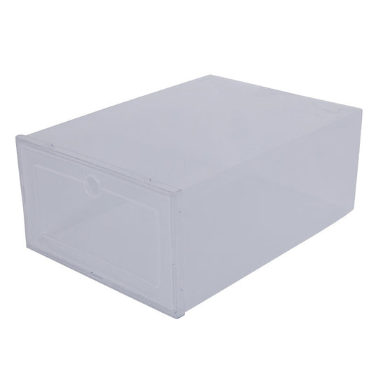 Plastic Shoe Box Thickened Transparent Drawer Plastic Shoe Box Stackable Box