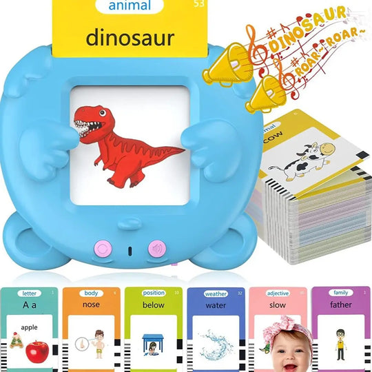 Talking Flash Cards Early Educational Toys  Baby Boys Girls Preschool Learning Reading Machine  Interactive Toy