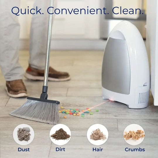 EyeVac Home Touchless Vacuum Automatic Dustpan - Great for Sweeping Pet Hair Food Dirt  - Ultra Fast & Powerful