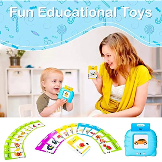 Talking Flash Cards Early Educational Toys  Baby Boys Girls Preschool Learning Reading Machine  Interactive Toy