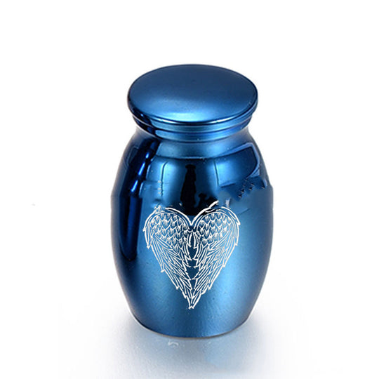 Pet Ashes Jar Wings Design Cinerary Casket Cremation Jar