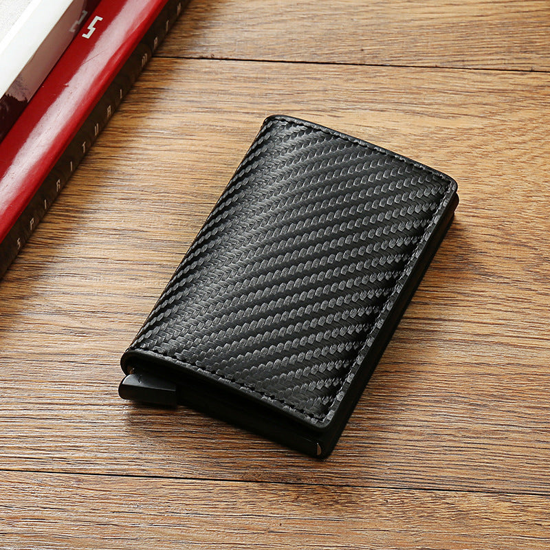 RFID Blocking Carbon Fiber Men & Women's Wallet |Aluminum Alloy