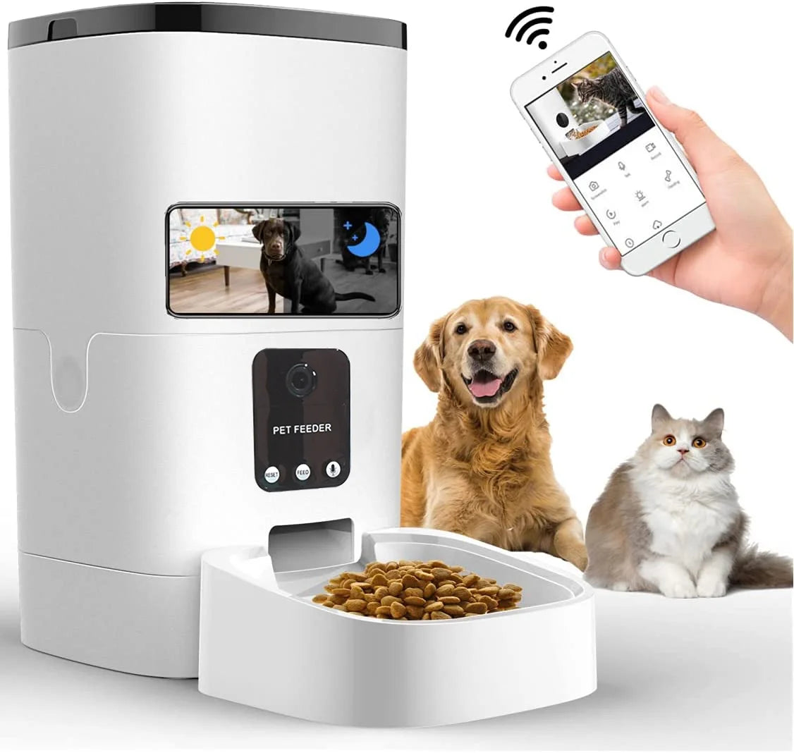 Automatic 6 L Pet Feeder - 6 L Automatic Pet Feeder for Dogs | Sassy SatinAutomatic 6 L Pet Feeder - 6 L Automatic Pet Feeder for Dogs | Sassy Satin