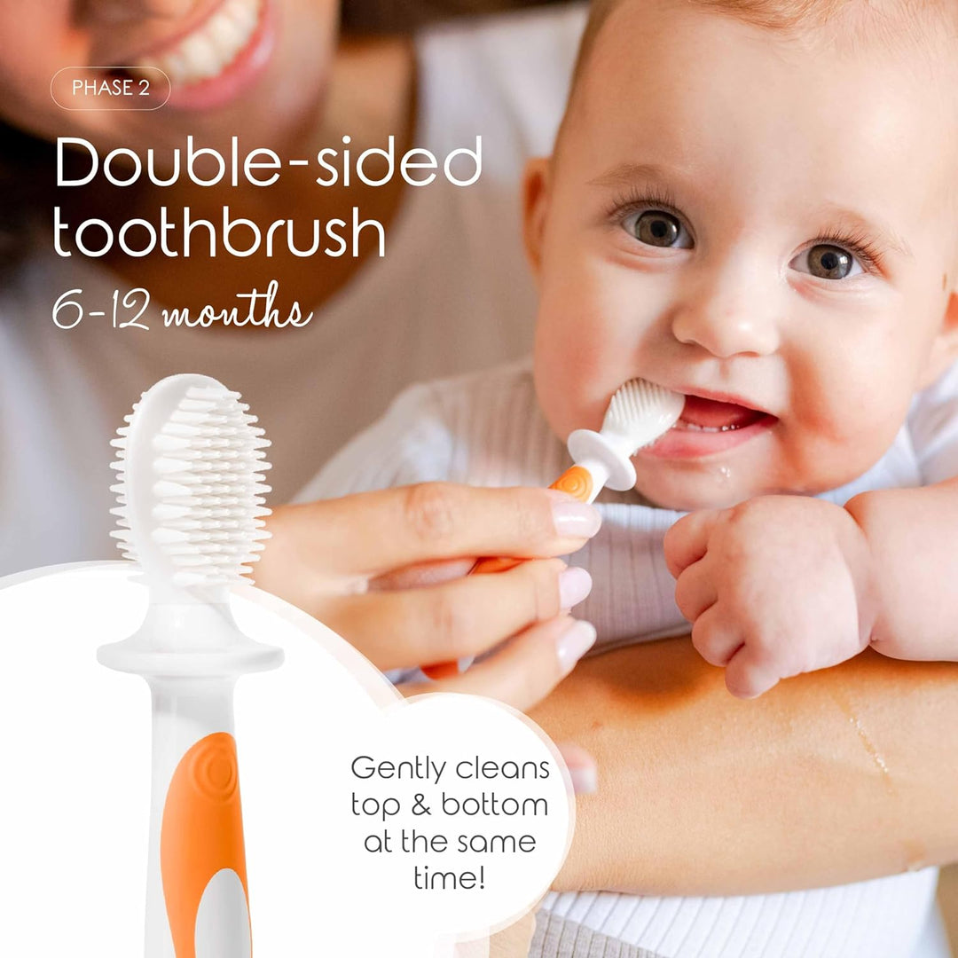 Baby Toothbrush Set - 3-Pack Baby Finger Toothbrush | Sassy Satin