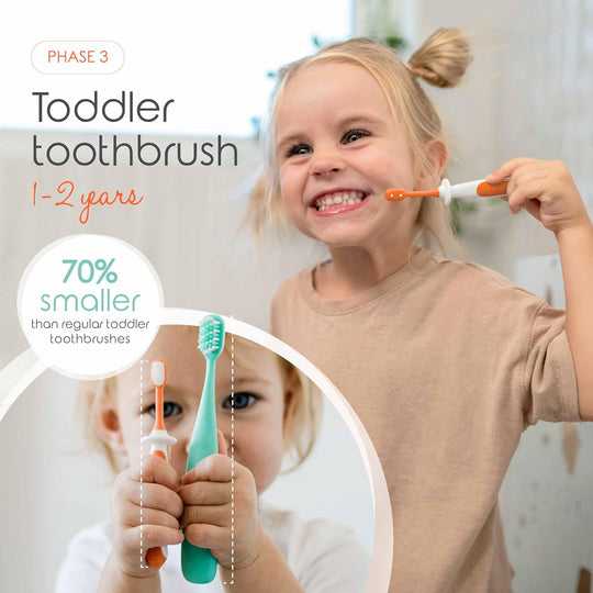 Baby Toothbrush Set - 3-Pack Baby Finger Toothbrush | Sassy Satin